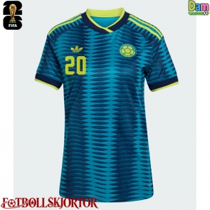 Colombia Juan Fernando Quintero #20 Bortatröja Dam VM 2026 Kortärmad